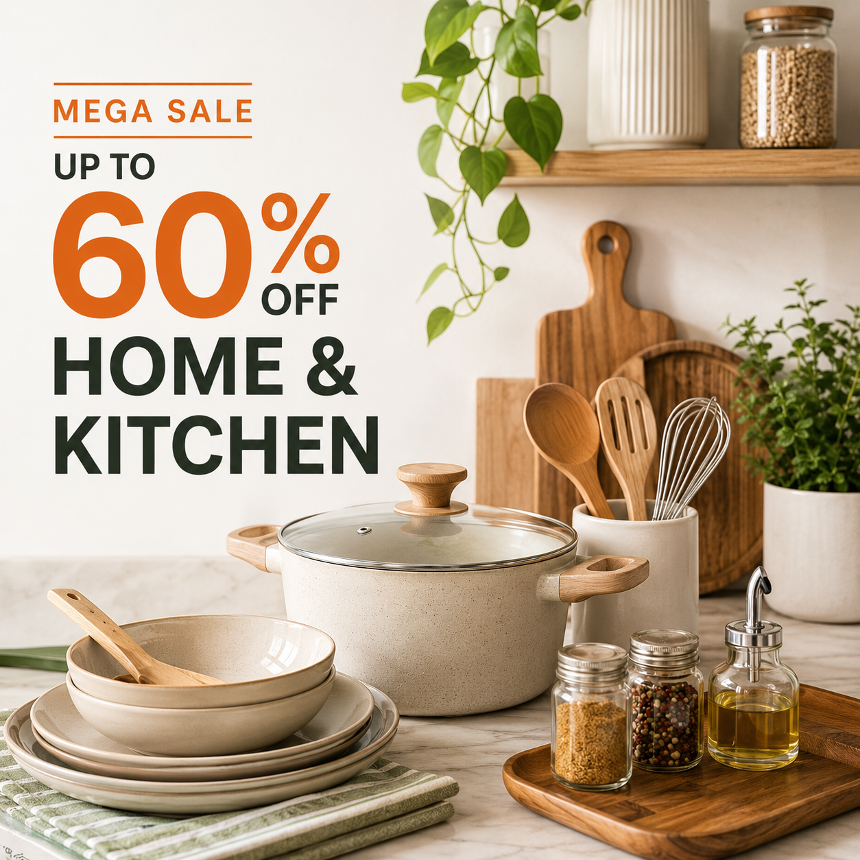 Up to 60% off Home & Kitchen