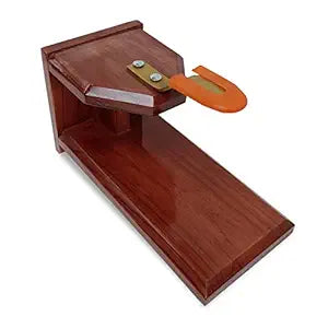 Coconut Scraper with Fixed Iron Grater Blade -Table top- Mahagony wooden chirava for Home and Kitchen