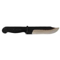 POLYGUARDS Kitchen Iron Knife, Black, Fixed Blade, Handy Cutting Tool 8.5 Inch