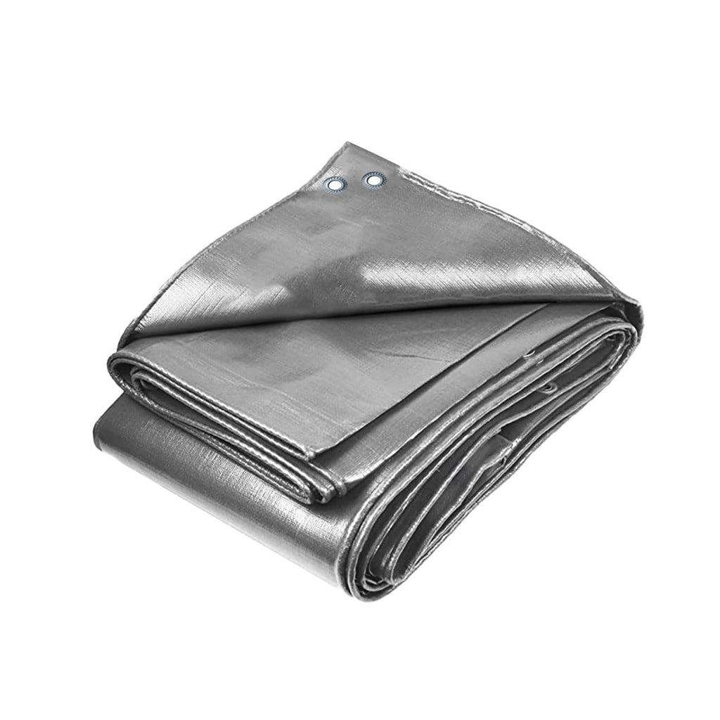 120 GSM Heavy Duty Customised Tarpaulin – Extra Strong Cross Laminated Cover, 100% Waterproof, UV Resistant with Reinforced Eyelets for Garden, Camping, Construction & Outdoor Protection