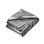 120 GSM Heavy Duty Customised Tarpaulin – Extra Strong Cross Laminated Cover, 100% Waterproof, UV Resistant with Reinforced Eyelets for Garden, Camping, Construction & Outdoor Protection