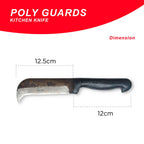POLYGUARDS Kitchen Iron Knife Curve Edge