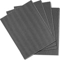 Plastic Cross Stitch Mesh Sheets, Sewing/Embroidery Fish breeding Net 32.5x25.5 cm, Pack of 10, Black