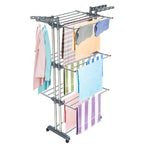 Stainless Steel Clothes Drying Stand Folding Laundry Rack