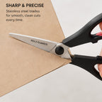 POLYGUARDS Multipurpose Stainless Steel ScissorsHeavy Duty Kitchen Scissors for Meat, Poultry, Vegetables, Herbs & Food Preparation