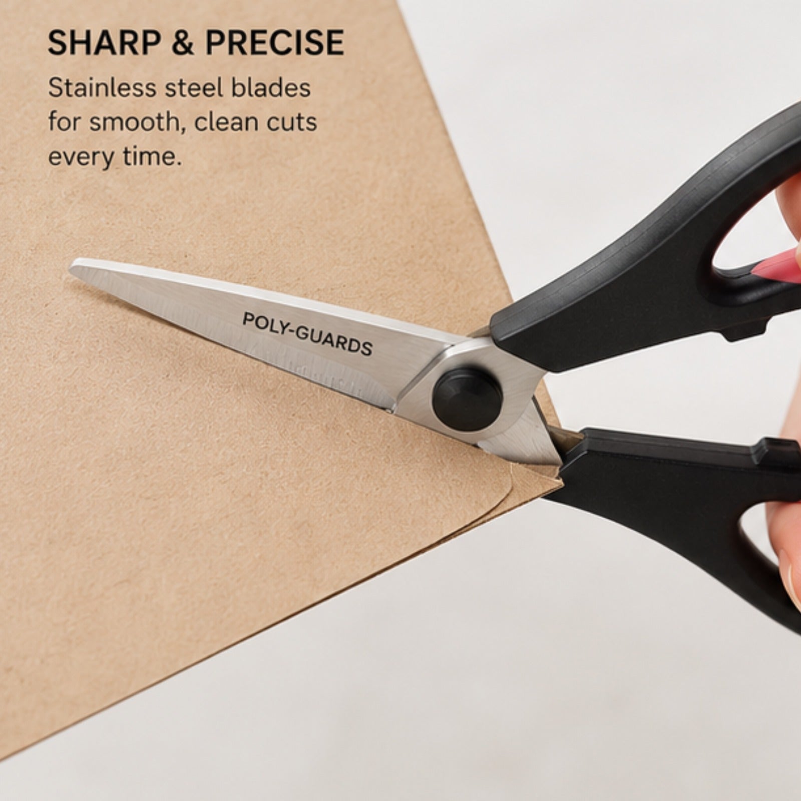 POLYGUARDS Multipurpose Stainless Steel ScissorsHeavy Duty Kitchen Scissors for Meat, Poultry, Vegetables, Herbs & Food Preparation