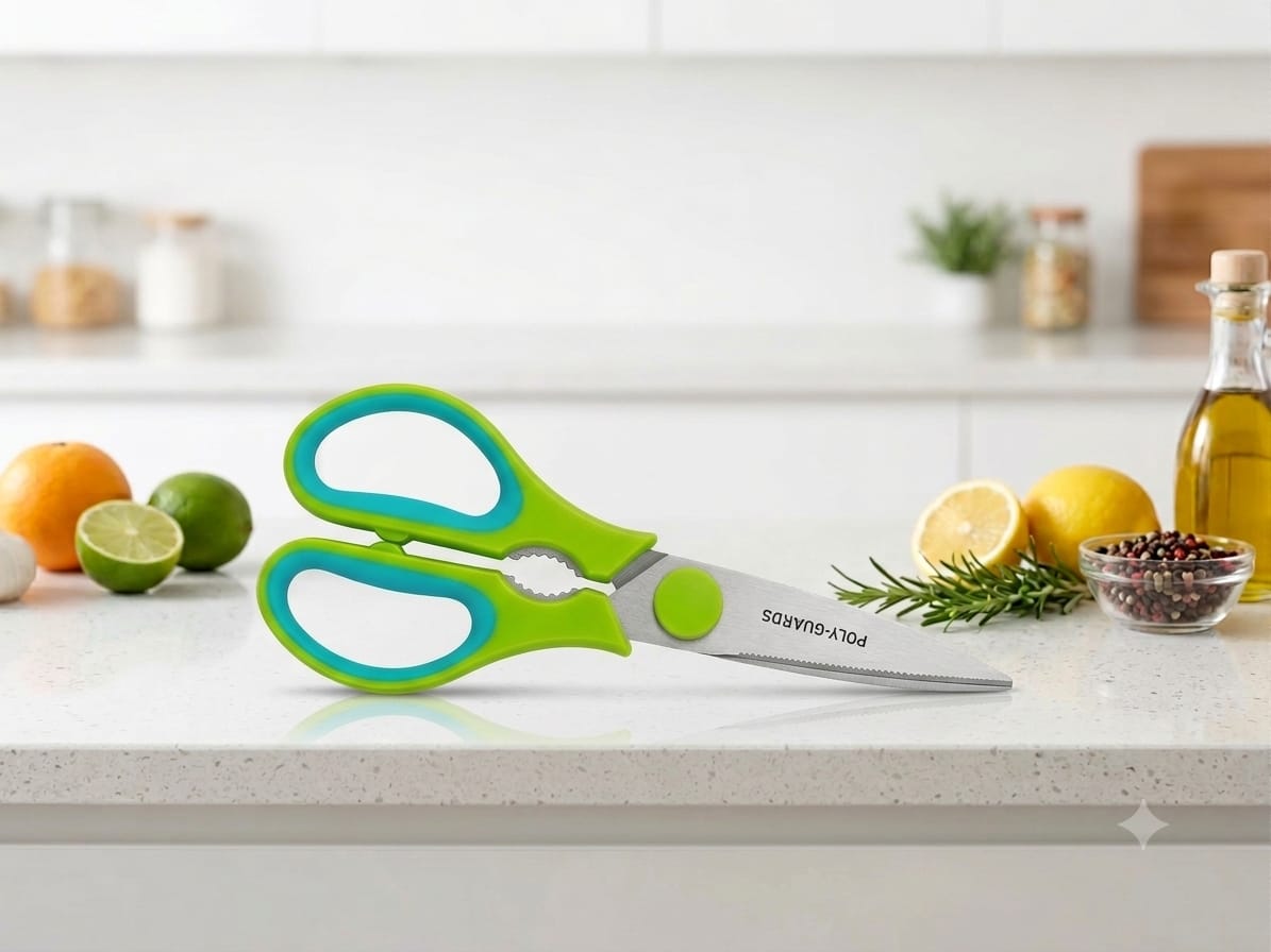 POLYGUARDS Heavy Duty Kitchen Shears, Stainless Steel