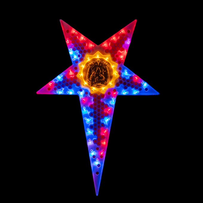 Honey Gold Star festive decoration