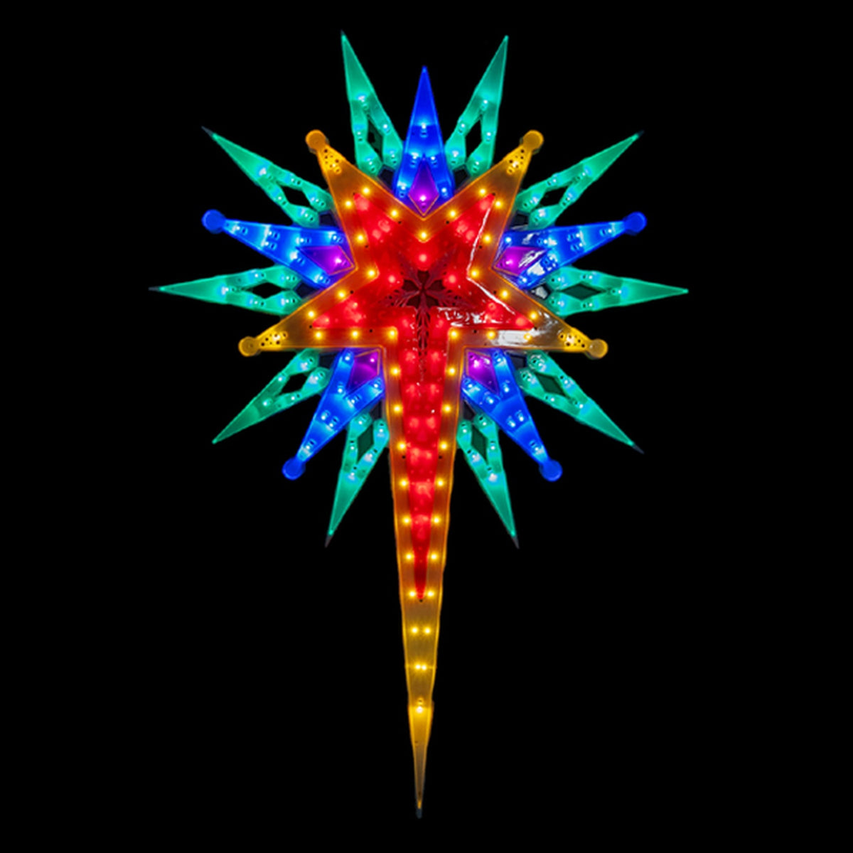 Twinkle Star illuminated festive hanging decoration